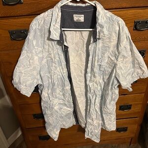 Blue Dress Shirt with Elegant Design